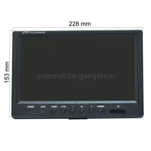 Автомобильный монитор 9" для установки на приборную панель AVS0909BM Автомобильный монитор 9" для установки на приборную панель AVS0909BM