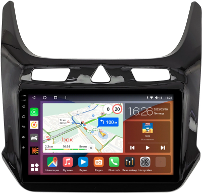 Штатная магнитола Canbox EVO 5810-9-408 для Ravon R4 2016-2020 (черный глянец) на Android 14 (4G-SIM, 4/64, DSP, QLed, AI, 360)