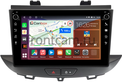 Штатная магнитола Opel Grandland X 2017-2021 Canbox H-Line 7802-9-0029 на Android 10 (4G-SIM, 4/32, DSP, IPS) С крутилками