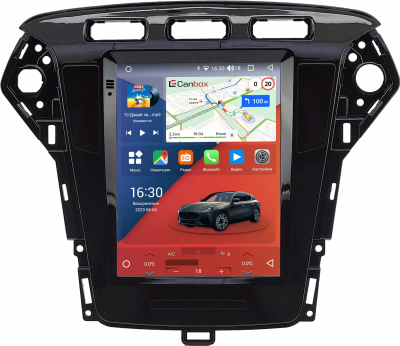 Штатное головное устройство Ford Mondeo 4 2010-2014 Canbox PRO-Line (Tesla style) 9.7 дюймов 8/256 7883-1312-218 на Android 13 (4G-SIM, DSP, QLed)