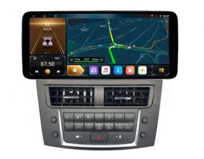 Штатная магнитола Lexus IS 2005-2016 12,3 дюйма Carmedia KP-1230-1051-Q на Android 12 (4G-SIM, 6/128, DSP, QLed) Mercedes Style