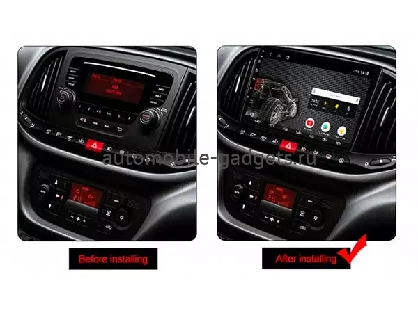 Vomi AK508R9-MTK штатная магнитола для Fiat Doblo 2015+ на Android 10 с 2GB, DSP Vomi AK508R9-MTK штатная магнитола для Fiat Doblo 2015+ на Android 10 с 2GB, DSP