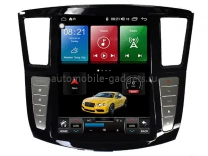 Carmedia NH-I1201-1 ("Тесла-стиль") Штатная магнитола для Infiniti QX60 2014-2016 на Android 10, 6GB, DSP, 4G