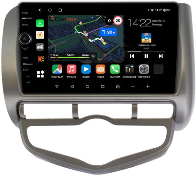 Штатная магнитола Honda Jazz 2001-2008 (с климат-контролем, левый руль) Canbox M-Line 7840-9267 Android 10 (4G-SIM, 2/32, DSP, QLed)