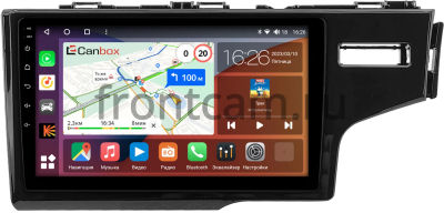 Штатная магнитола Honda Fit 3 2013-2020 (глянцевая, правый руль) Canbox H-Line 4197-9-0511 на Android 10 (4G-SIM, 8/128, DSP, QLed)