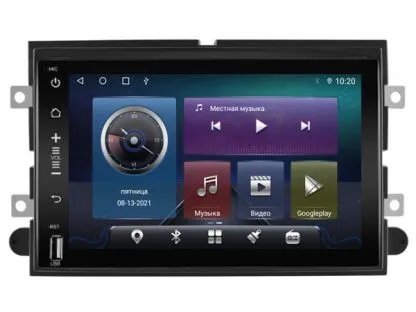 CarMedia MKD-7014-S10 Штатная магнитола для Ford Edge, Expedition, Mustang, F150, Fusion, Explorer, Escape 2003-2014 на Android 12 с 4GB, DSP, 4G