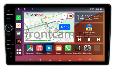 Штатная магнитола Canbox H-Line 7855-10-0491 для Toyota Sequoia 2000-2007 (100*200mm, матовая) на Android 10 (4G-SIM, 8/256, DSP, QLed)