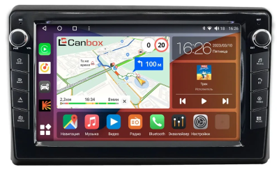 Штатная магнитола Canbox H-Line 7823-9-506 для Toyota Tacoma 3 2015-2022 на Android 10 (4G-SIM, 4/64, DSP, IPS) С крутилками