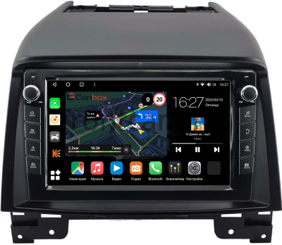 Штатная магнитола Luxgen U7 Turbo 2013-2020 Canbox M-Line 7821-9-2126 на Android 10 (4G-SIM, 2/32, DSP, IPS) С крутилками