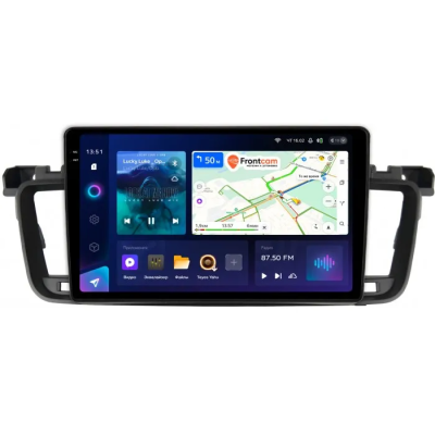 Штатное головное устройство Teyes CC3 2K 360 6/128 9.5 дюймов RM-9-271 для Peugeot 508 2011-2018 на Android 10 (4G-SIM, DSP, QLed)