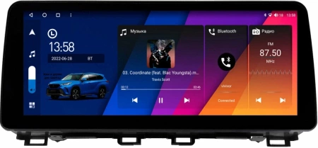 Штатная магнитола Mazda 3 (BM), Axela 3 2013-2019 12.3 дюйма Canbox GT1233-0220 на Android 10 (CarPlay, 2/32, DSP, QLed) BMW Style