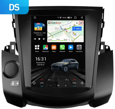 Штатное головное устройство Toyota RAV4 (XA30) 2005-2016 Canbox M-Line (Tesla style) 9.7 дюймов 2/32 5620-1312-13 на Android 10 (4G-SIM, DSP, QLed)