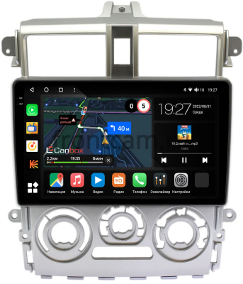 Штатная магнитола Canbox M-Line 2K 4179-9386 для Mitsubishi Colt 6 2002-2012 (Тип 2, правый руль, серая) на Android 10 (4G-SIM, 4/64, DSP, QLed)