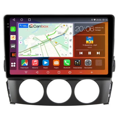 Штатная магнитола Canbox H-Line 2K 4184-9-519 для Mazda MX-5 3 (NC) 2005-2015 на Android 10 (4G-SIM, 6/128, DSP, QLed)