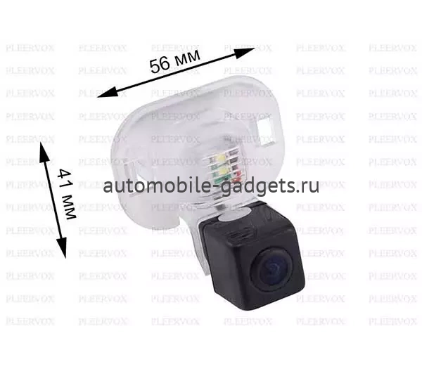 Штатная камера заднего вида Pleervox PLV-CAM-KI02 для KIA Cerato 2008-2013 (Coupe, Sedan), Venga 2009+