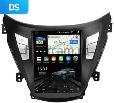 Штатное головное устройство Hyundai Elantra 5 (MD), Avante 5 2010-2015 (тип1) Canbox (Tesla style) 9.7 дюймов 2/32 GT096-1312-92 на Android 10 (QLed, DSP, CarPlay)
