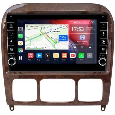 Mercedes S-klasse (w220) 1998-2005 (орех) Canbox BGT9-9152 2/32 Android 10 (IPS, DSP, CarPlay) Mercedes S-klasse (w220) 1998-2005 (орех) Canbox BGT9-9152 2/32 Android 10 (IPS, DSP, CarPlay)