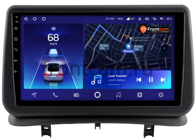 Штатное головное устройство Renault Clio 3 2005-2014 Teyes CC2 PLUS 4/64 9 дюймов RM-9-1406 на Android 10 (4G-SIM, DSP, QLed)