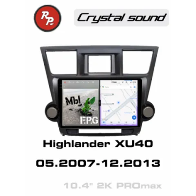 Автомагнитола RedPower 85035PROmax 16/512 Гб для Toyota Highlander 2-поколение XU40 (08.2010-12.2013)