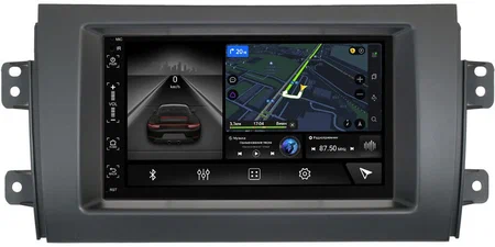 Магнитола в штатное место 2 din Suzuki SX4 2006-2014 Canbox M-Line 5511-RP-SZSX4-44 на Android 10 (4G-SIM, 2/32, DSP, IPS)