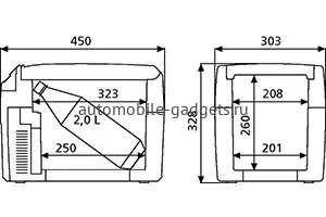 Термоэлектрический автохолодильник Dometic TropiCool TC-14FL
