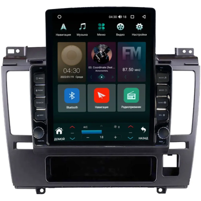 Штатная магнитола Nissan Tiida Latio 2004-2013 (серая, правый руль) Canbox PRO-Line 7886-9-209 на Android 13 (4G-SIM, 6/128, DSP, QLed, Tesla)