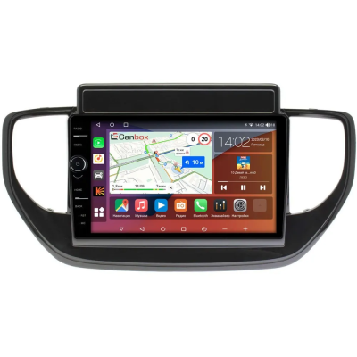 Штатная магнитола Solaris HS 2022-2024 (для авто с экраном) Canbox H-Line 7844-9-TK957 на Android 10 (4G-SIM, 6/128, DSP, QLed)