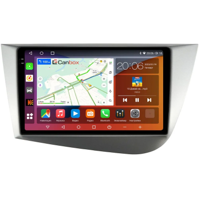 Штатная магнитола Canbox EVO 2K 5833-9248 для Seat Leon 2 2005-2012 на Android 14 (4G-SIM, 16/512, DSP, QLed, AI, 360)