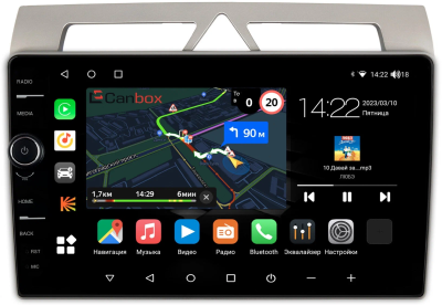 Штатная магнитола Kia Picanto 2007-2011 Canbox M-Line 7840-9-572 на Android 10 (4G-SIM, 2/32, DSP, QLed)