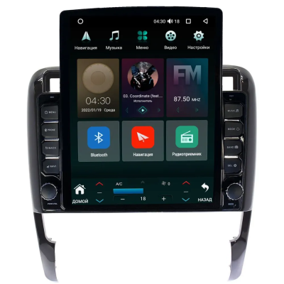Штатная магнитола Porsche Cayenne (955) 2002-2007, Cayenne (957) 2007-2010 Canbox PRO-Line 7887-9-366 на Android 13 (4G-SIM, 8/256, DSP, QLed, Tesla)