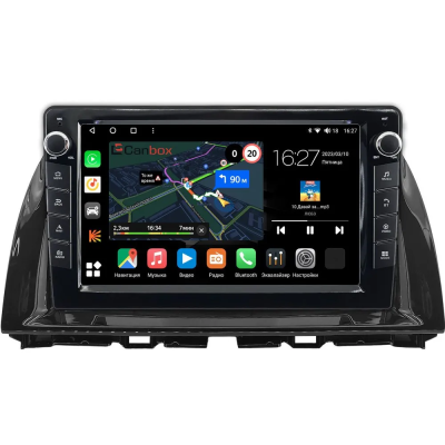 Штатная магнитола Canbox M-Line 7825-10-194 для Mazda CX-5, 6 (GJ) 2011-2017 на Android 10 (4G-SIM, 2/32, DSP, QLed) С крутилками