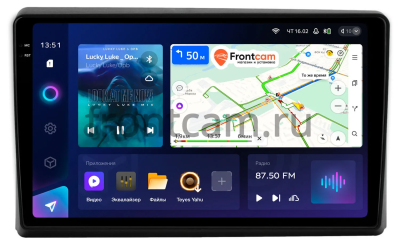 Штатное головное устройство Teyes CC3 2K 360 6/128 9.5 дюймов RM-9-506 для Toyota Tacoma 3 2015-2022 на Android 10 (4G-SIM, DSP, QLed)