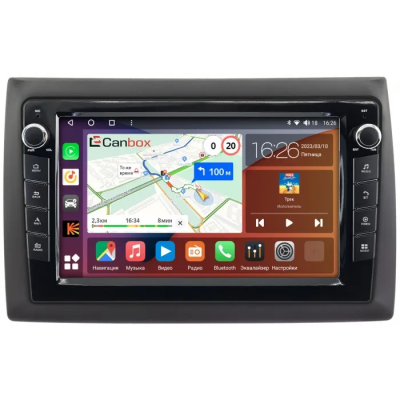 Штатная магнитола Canbox H-Line 7822-9138 для Fiat Stilo 2001-2007 на Android 10 (4G-SIM, 4/32, DSP, IPS) С крутилками