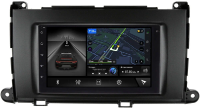 Магнитола в штатное место 2 din Toyota Sienna III 2010-2014 Canbox EVO 5820-RP-TYSNB-131 на Android 14 (4G-SIM, 4/64, DSP, QLed, AI, 360)