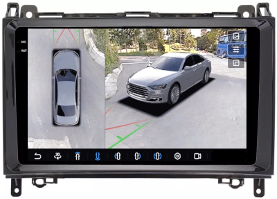 FarCar S500 BX068M 360 штатная магнитола для Mercedes-Benz A ,B, Vito, Viano, Sprinter ,VW Crafter на Android 14 c 6GB, DSP, 4G