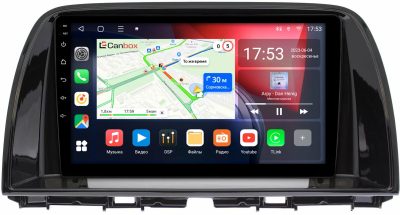 Штатная магнитола Mazda CX-5 2011-2017 Canbox L-Line 4167-9-1787 на Android 10 (4G-SIM, 3/32, TS18, DSP, QLed)