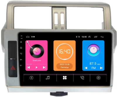 Штатная магнитола Toyota Land Cruiser Prado 150 2013-2017 (Тип 1) OEM RK10-1057 на Android 10 (CarPlay, AHD, 1/32)