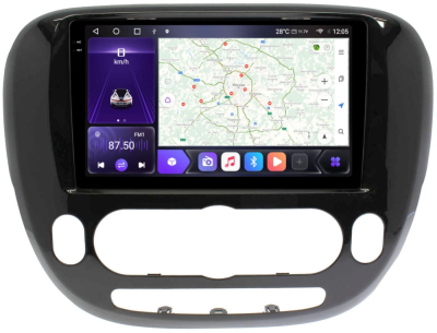 Carmedia SF-9740-AB-MKD-9509-2K-12256-D7 штатная магнитола для Kia Soul 2014-2018 (кондиционер) на Android 13 c 12GB, DSP, 4G