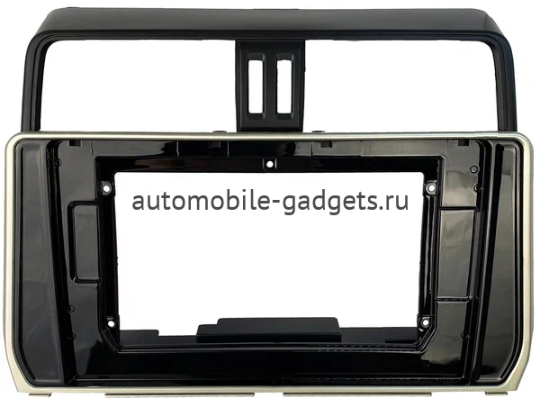 Штатная магнитола Toyota Land Cruiser Prado 150 2017-2024 (серебряная) Canbox M-Line 4543-1038 на Android 10 (4G-SIM, 2/32, DSP, QLed) (для авто без 4 камер)