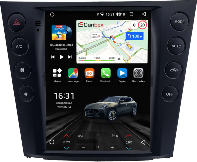 Штатное головное устройство Lexus GS 3 2004-2011 (для авто с кассетой) Canbox (Tesla style) 9.7 дюймов 2/32 GT096-1312-220 на Android 10 (QLed, DSP, CarPlay)