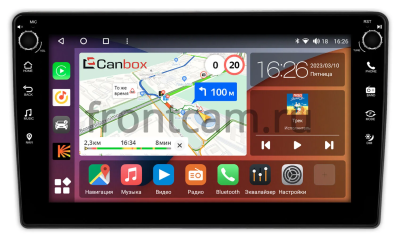 Штатная магнитола Ford F-series (F-250, F-350, F-450, F-550) 2007-2013 Canbox H-Line 7807-10-2189 на Android 10 (4G-SIM, 4/64, DSP, QLed) С крутилками
