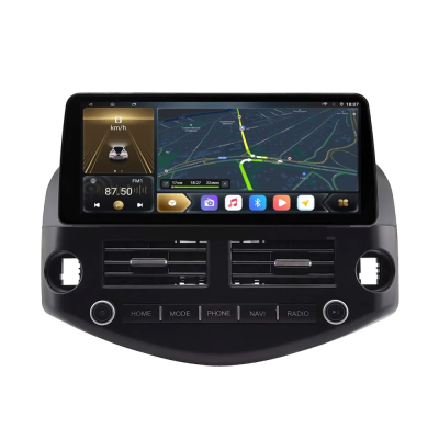 Штатная магнитола Toyota RAV4, Vanguard (2006-2012) 12,3 дюйма Carmedia KP-T1221FW-1052-Q на Android 12 (4G-SIM, 6/128, DSP, QLed) BMW Style