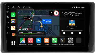 Daihatsu Rocky (A200) 2019-2024 (для замены ма-лы 230*130, Тип 1) Canbox M-Line 4543-10-408 на Android 10 (4G-SIM, 2/32, DSP, QLed)