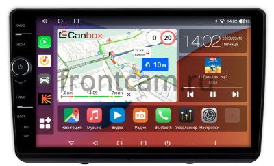 Штатная магнитола Honda UR-V, Avancier 2 2016-2025 Canbox H-Line 7852-10-2149 на Android 10 (4G-SIM, 4/32, DSP, QLed)