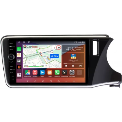 Штатная магнитола Honda Grace 2014-2020 (правый руль) Canbox H-Line 7844-9-1143 на Android 10 (4G-SIM, 6/128, DSP, QLed)