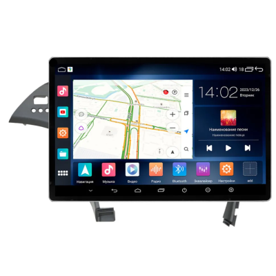 Магнитола для Toyota Prius 2009-2015 Темно-серебристая, левый руль Parafar на Андроид 13.0 PF60813u2kAIR