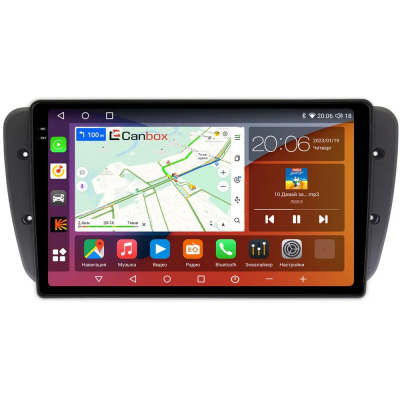 Штатная магнитола Canbox EVO 2K 5814-9308 для Seat Ibiza 4 2008-2015 на Android 14 (4G-SIM, 4/64, DSP, QLed, AI, 360)