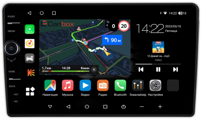 Штатная магнитола Canbox M-Line 7840-9-370 для Opel Agila 2008-2014 на Android 10 (4G-SIM, 2/32, DSP, QLed)