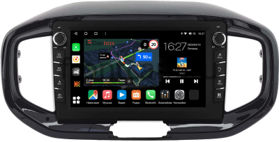 Kia KX1 2018-2024 (глянцевая) Canbox M-Line 7835-10-1460 на Android 10 (4G-SIM, 2/32, DSP, QLed) С крутилками