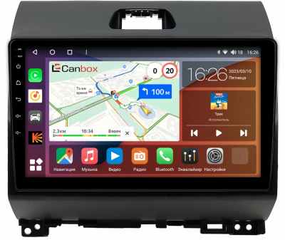 Штатная магнитола Canbox H-Line 4166-9-1803 для Kia Ray 2011-2017 на Android 10 (4G-SIM, 4/32, DSP, QLed)